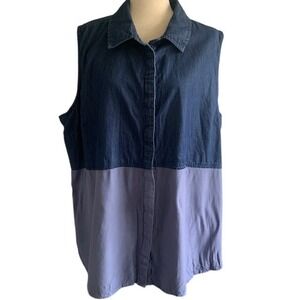 Lagenlook Top 2XL Lightweight Cotton Rayon Coastal Capsule Wardrobe Minimalist